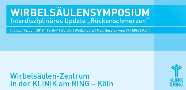 Vortrag - Rückenschmerzen und Interventionelle Therapie