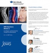 Vortrag & Workshop - Minimalinvasive Wirbelsäuleninterventionen